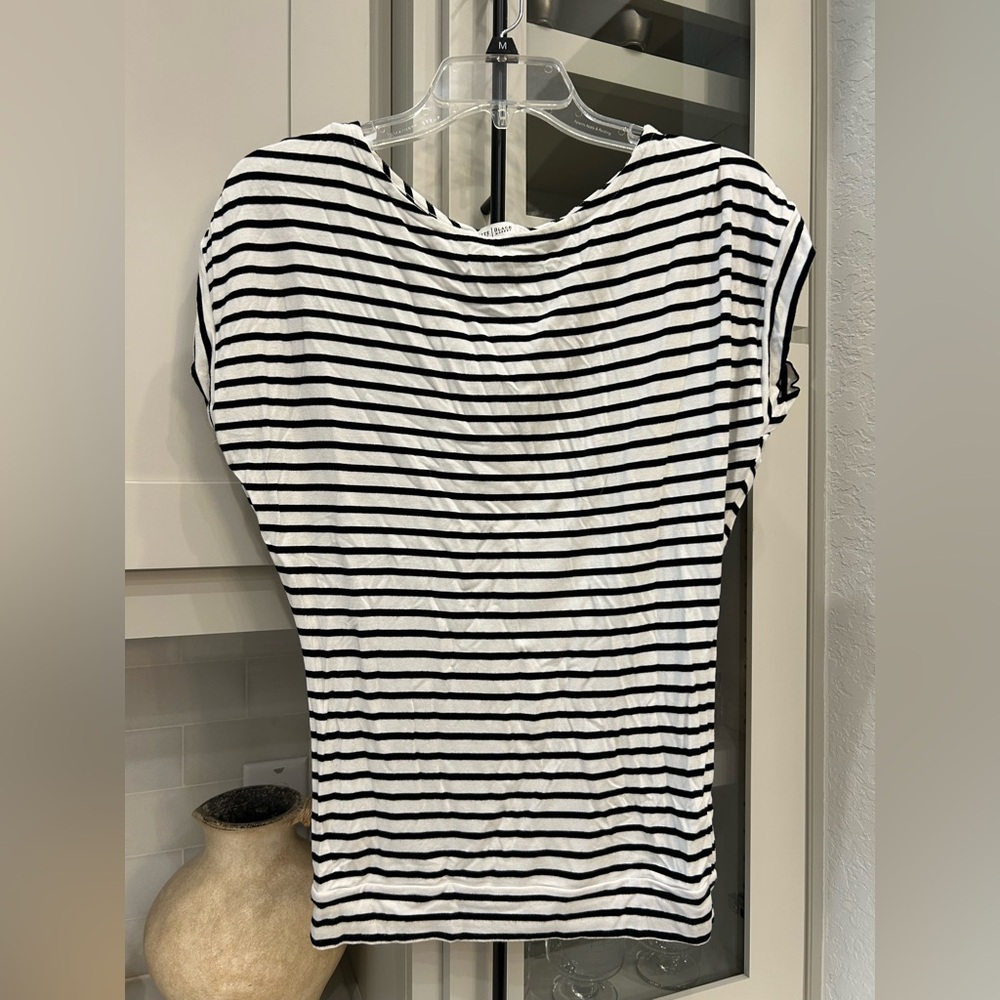 White House Black Market Striped Tee